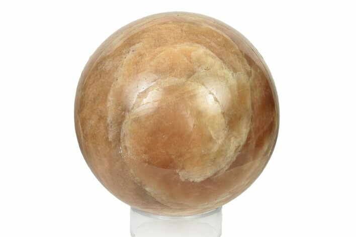 Polished Peach Moonstone Sphere - Madagascar #252026